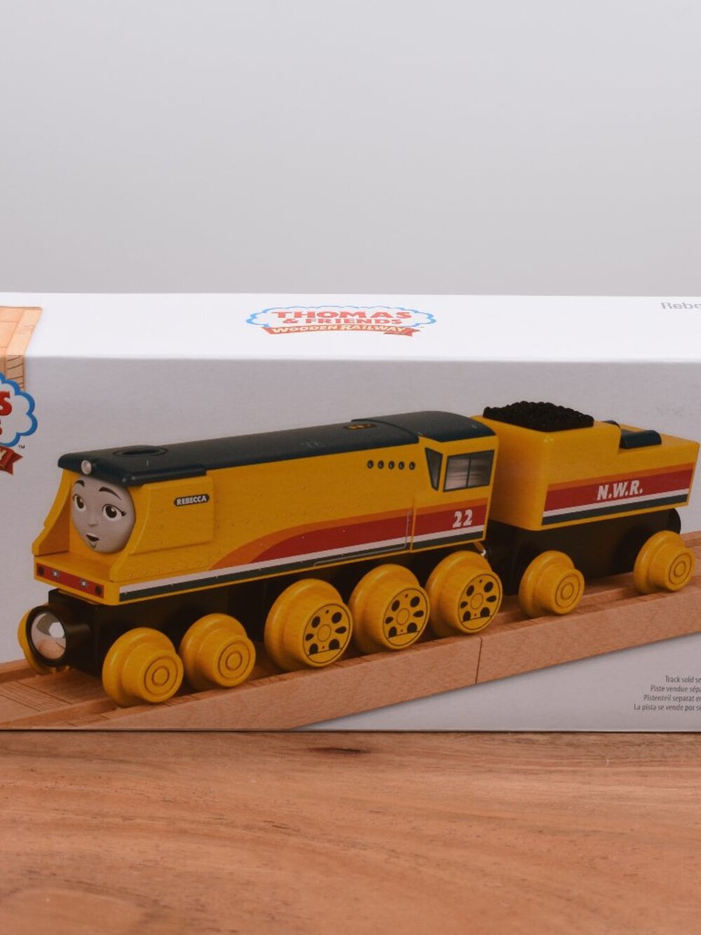Rebecca 22 + Tender - Fisher Price 2023 Thomas and Friends Wooden Railway New